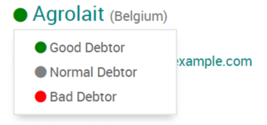 Set debtor's trust level